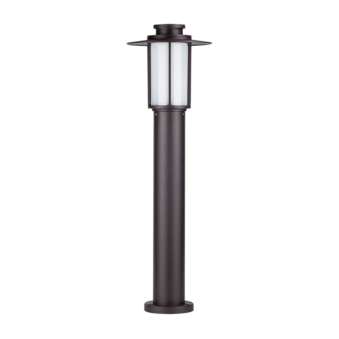 Minimalist Outdoor Bollard Light with E27 LED Bulb for Pathway and Garden