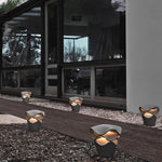 Wave Path Light – Modern Aluminum Bollard for Garden & Landscape