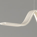 Wave Linear LED Pendant Light – Modern Aluminum Suspension Lamp
