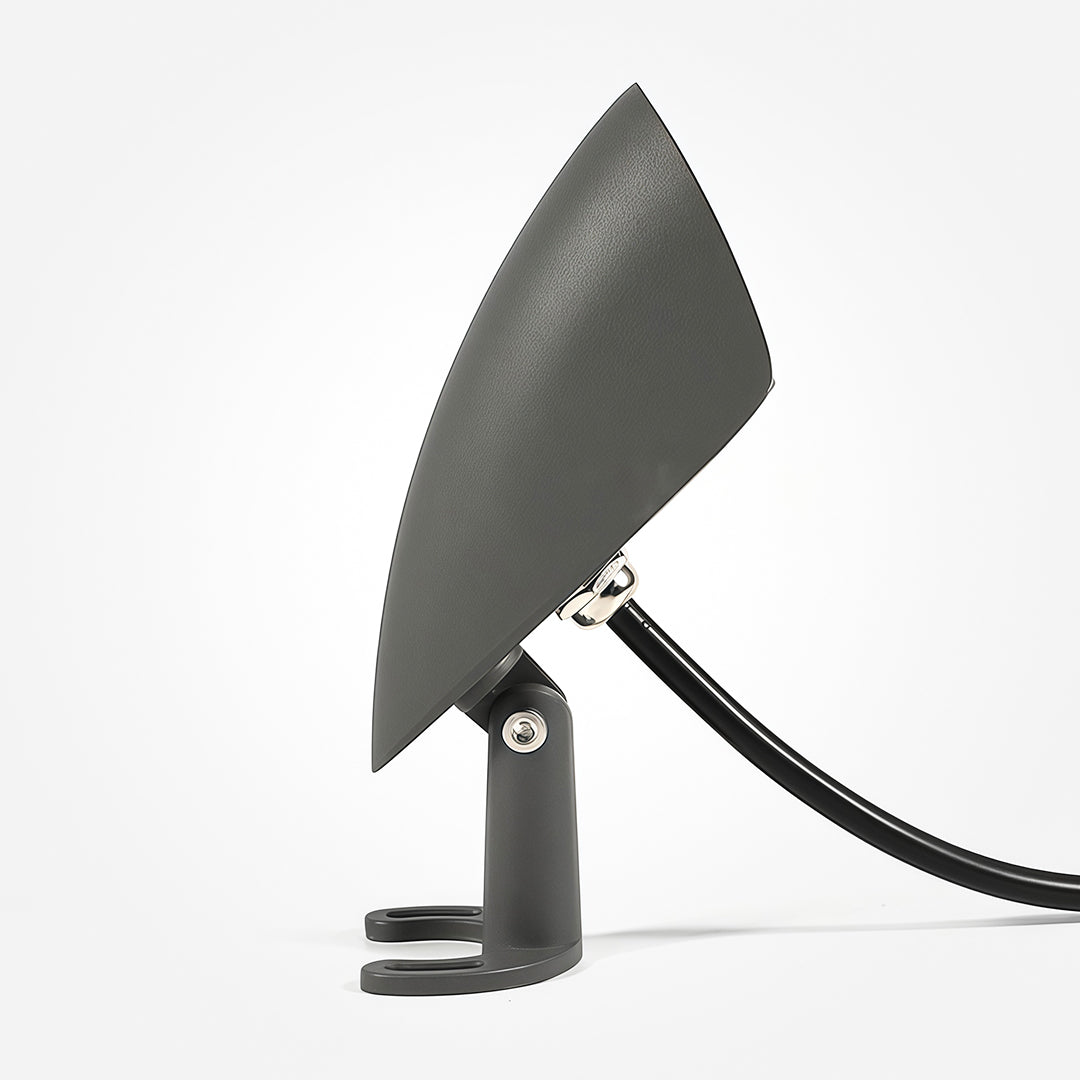 LumaWall Outdoor LED Wall Wash Light in Gray Aluminum