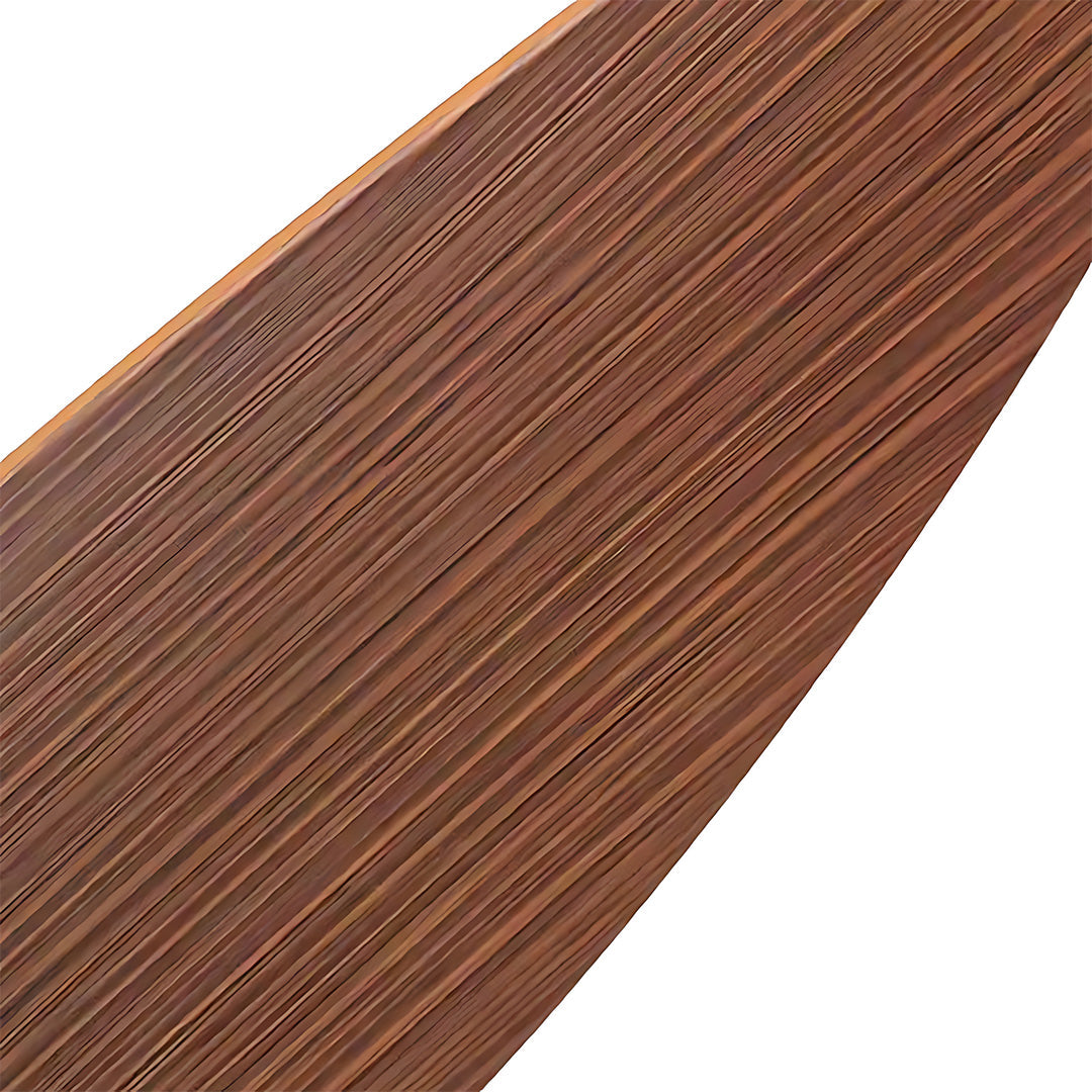 Silver LED Ceiling Fan with Wood Grain Blades for Modern Interiors
