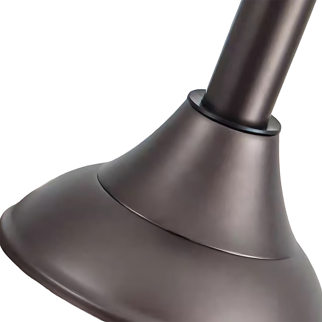 Silver LED Ceiling Fan with Wood Grain Blades for Modern Interiors