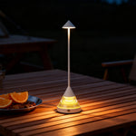 Aurora Spire LED Table Lamp – Modern Minimalist Aluminum & Iron Accent Light