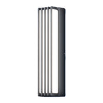 Modern Outdoor Linear Wall Light – Black Aluminum LED Sconce