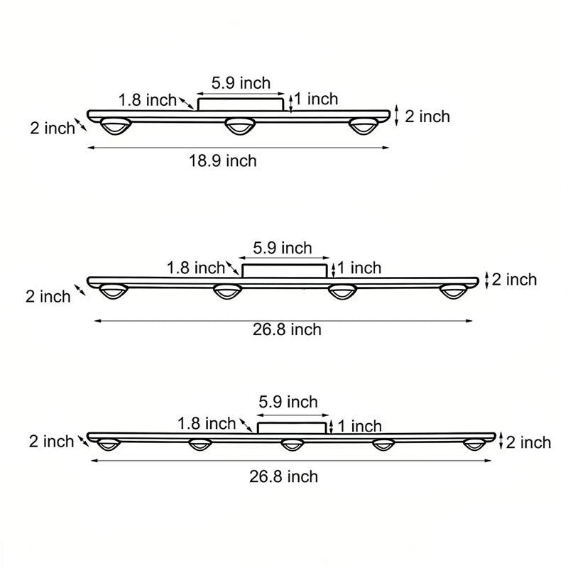 Linear LED Ceiling Spot Light in Matte Black for Modern Interiors