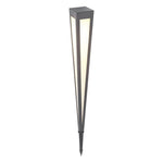 LumaPath Square RGB Solar Pathway Light with Conical Base for Modern Landscapes