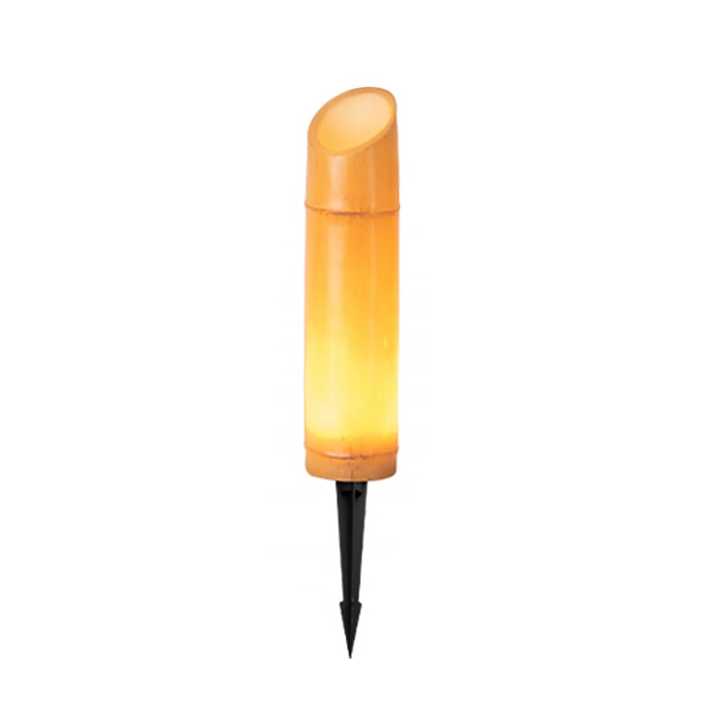 Artisan Resin Bamboo LED Landscape Lights for Garden Paths and Courtyards