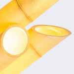 Artisan Resin Bamboo LED Landscape Lights for Garden Paths and Courtyards