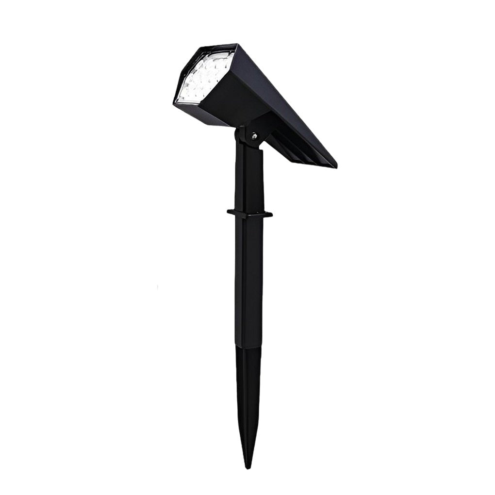 Solar Spike Spotlight with Adjustable Head for Garden and Landscape