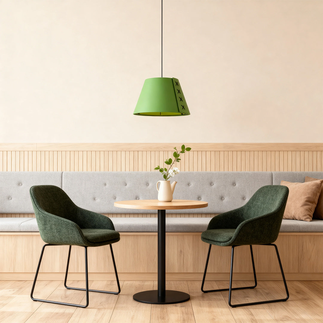 Blue Felt Pendant Light with Acoustic Design for Modern Interiors