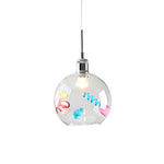 Memphis Style Colored Glass Pendant Light for Modern Interiors