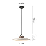 Saucer Pendant Light with Full-Spectrum LED for Kitchen and Dining