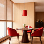Aura Acoustic Felt Pendant Light with Adjustable Height
