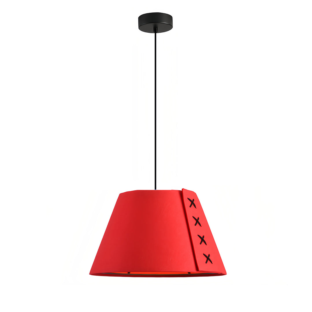 Blue Felt Pendant Light with Acoustic Design for Modern Interiors