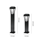 Geometric Outdoor Bollard Lights | Modern Aluminum Landscape Path Lighting