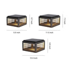 Modern Outdoor Pillar Lights Waterproof Aluminum Garden Post Lighting