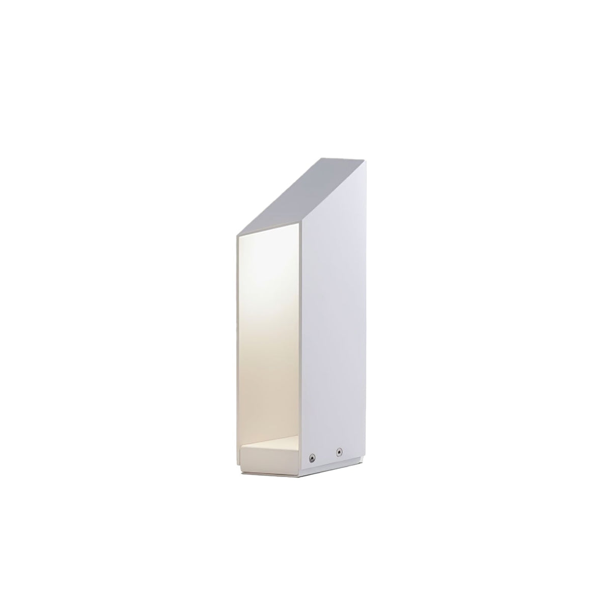 Shadow Peak Outdoor Bollard Light — Sculptural LED Path Light in Stainless Steel