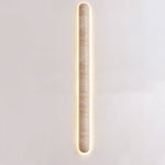 Liora Travertine Wall Sconce — Sculptural Stone LED Wall Light