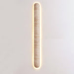 Liora Travertine Wall Sconce — Sculptural Stone LED Wall Light
