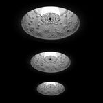 Hemisfera Plaster Pendant Light — Designer Hemisphere Suspension Lamp