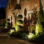 Minimalist Outdoor LED Spotlights with Adjustable Warm Light