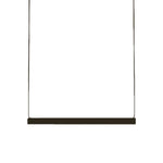 Nordic Minimalist Linear Pendant Light with Adjustable Height