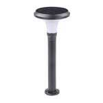 Modern Solar LED Path Light in Black Aluminum for Garden Walkways