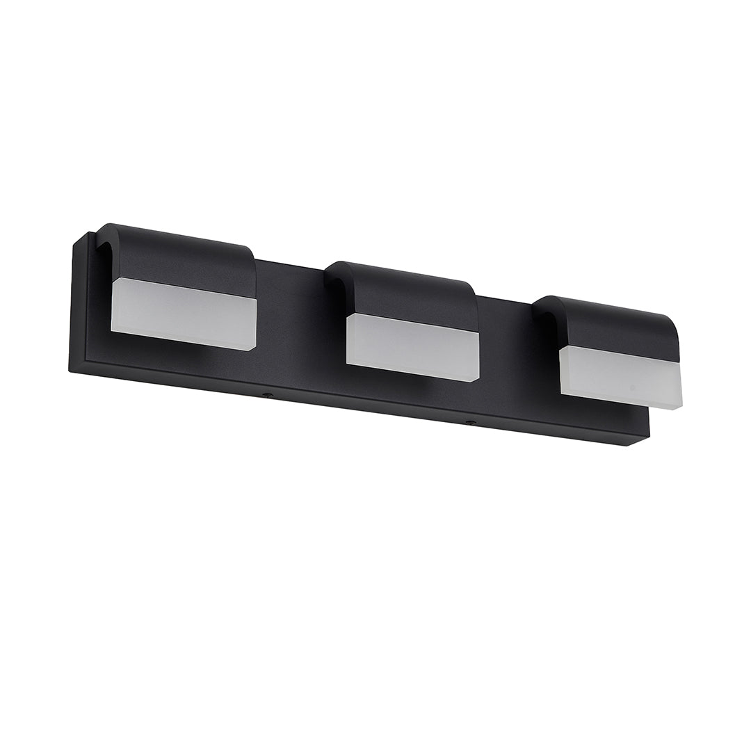 Modern Black Vanity Light for Bathroom Makeup Mirror – LED Wall Sconce