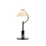 Lumina Chrome Floor Lamp with Acrylic Shade, Modern LED Standing Light