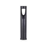 Art Nouveau LED Bollard Light – Minimalist Outdoor Path Lighting in Matte Black