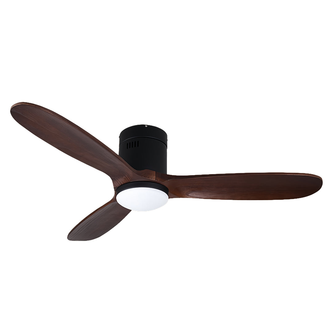 Aria 42" Modern Wooden Ceiling Fan with Integrated LED Light and Remote