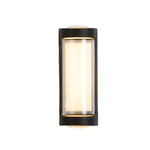 Modern Dual-Directional Outdoor Wall Light with Arc and Rectangular Shades
