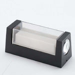 Modern Dual-Directional Outdoor Wall Light with Arc and Rectangular Shades
