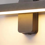 Modern Outdoor Wall Sconce with Adjustable LED Light, IP65 Waterproof