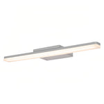 Lumina White LED Vanity Light — Minimalist Acrylic Wall Sconce for Modern Bathrooms