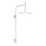 Modern Industrial LED Wall Sconce with Adjustable Arm for Reading