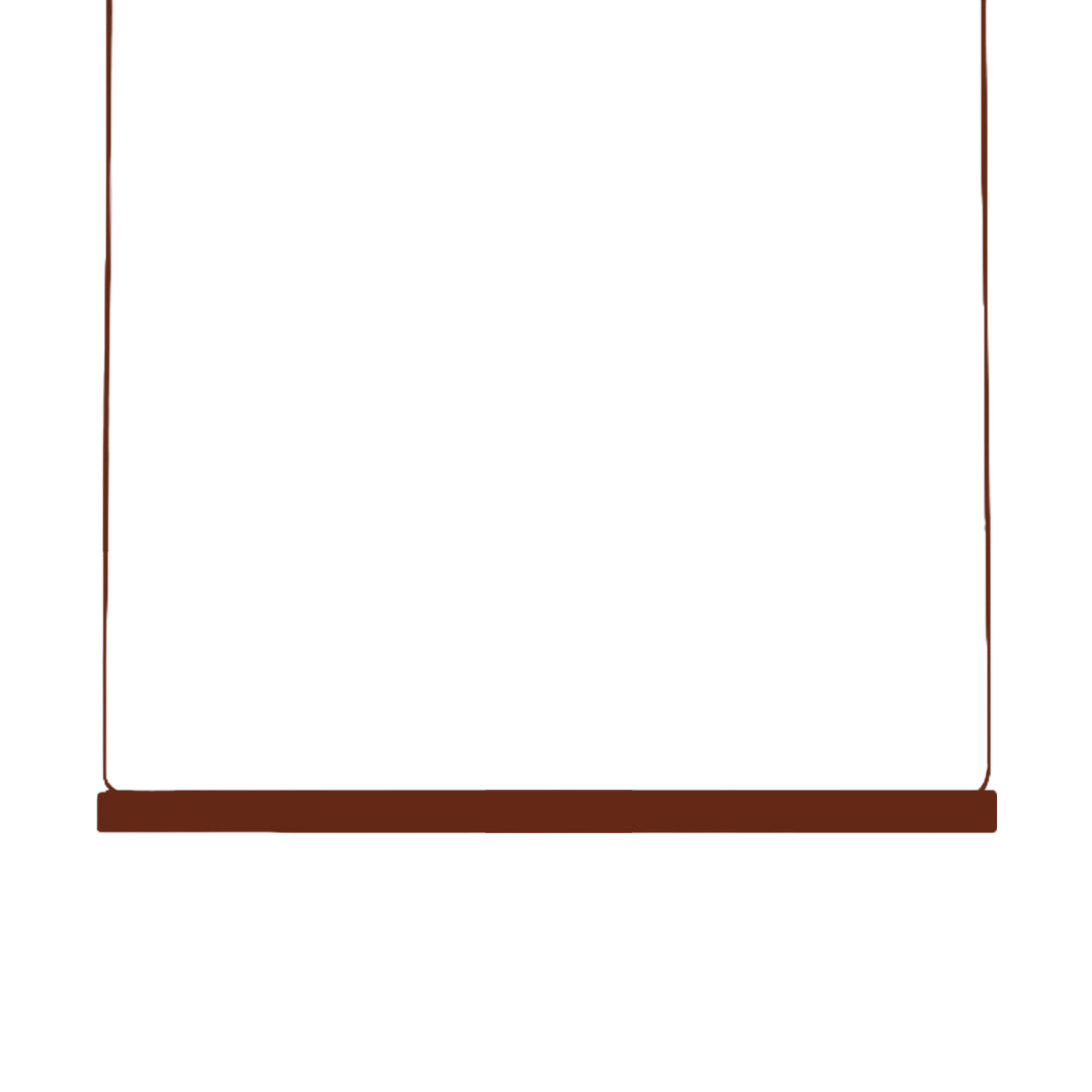 Nordic Minimalist Linear Pendant Light with Adjustable Height