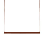 Nordic Minimalist Linear Pendant Light with Adjustable Height