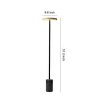 Lumina Floor Lamp – Modern LED Uplight with Marble Base and Acrylic Shade