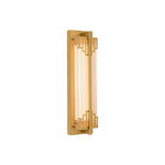 Outdoor Linear LED Wall Sconce in Stainless Steel, Modern Waterproof Courtyard Lighting