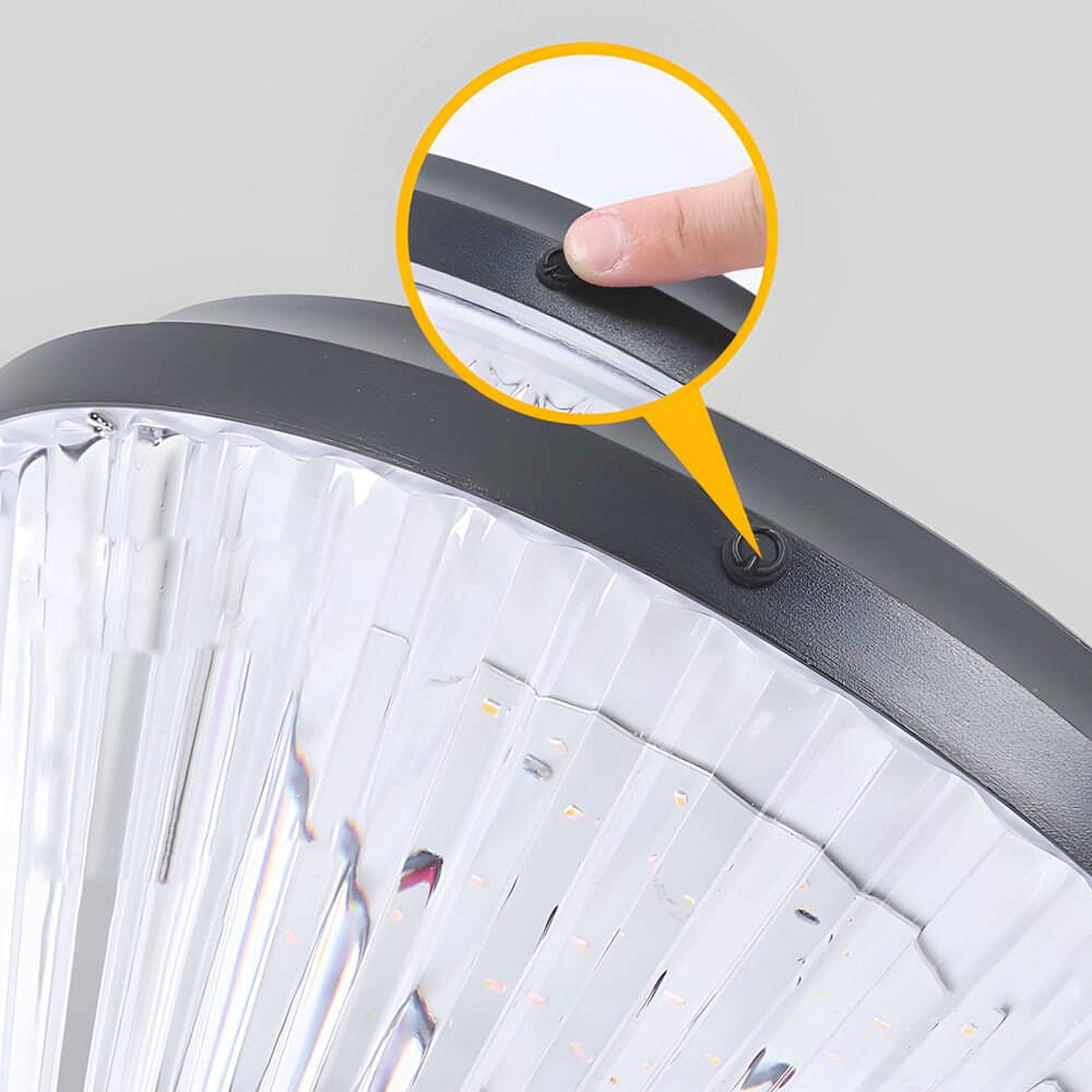 Aluminum Solar Post Light with Tapered LED Top for Pathways and Gardens