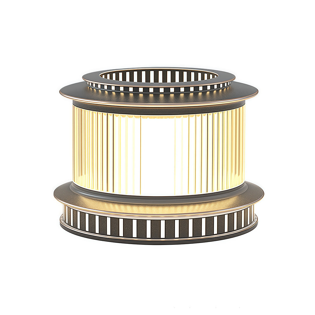 Modern Minimalist Stainless Steel LED Pillar Light for Outdoor Columns
