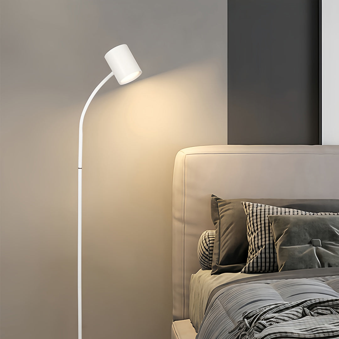Nordic Adjustable LED Floor Lamp with Touch Dimming for Modern Living Spaces
