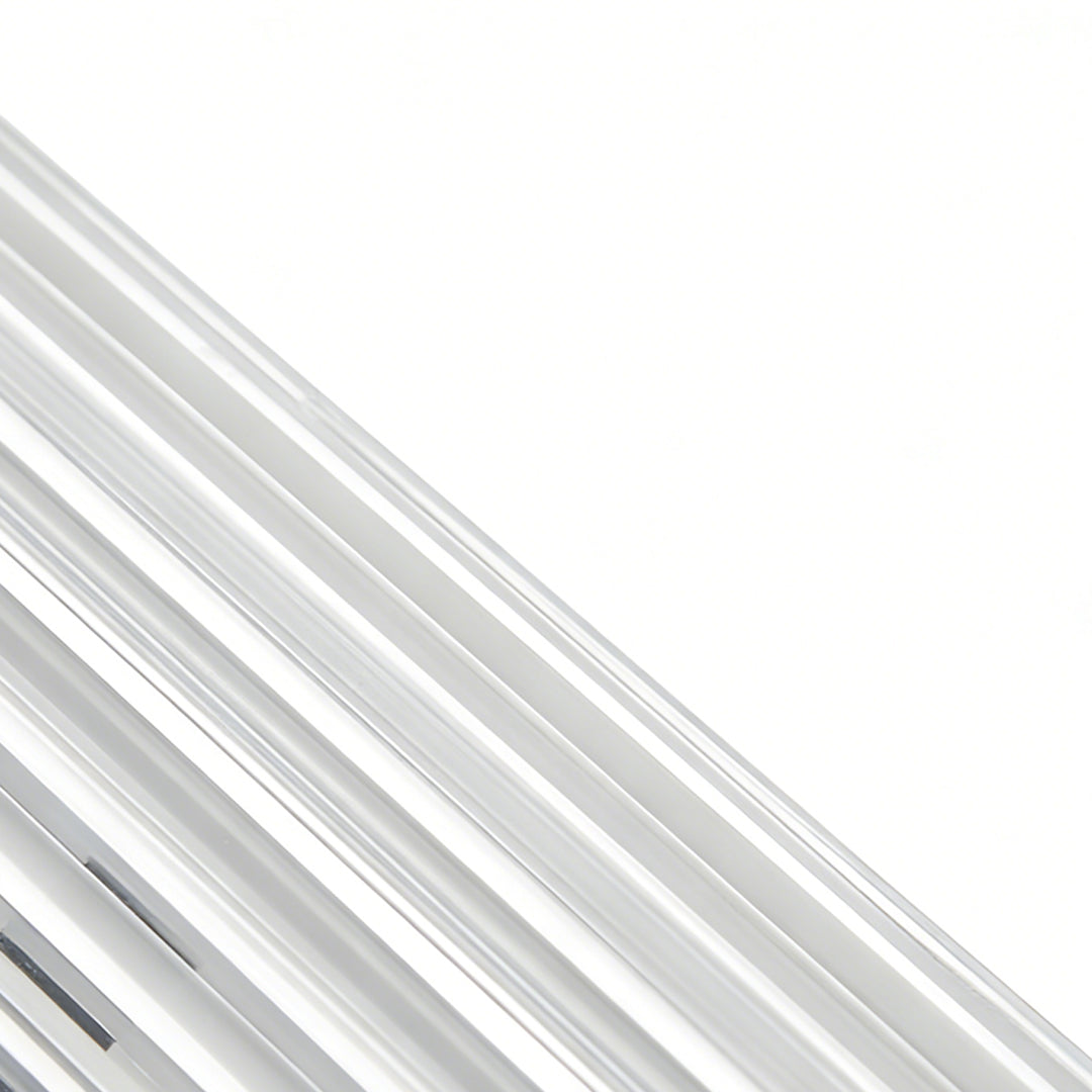 Cylinder Outdoor Wall Sconce in Stainless Steel with Warm LED Glow