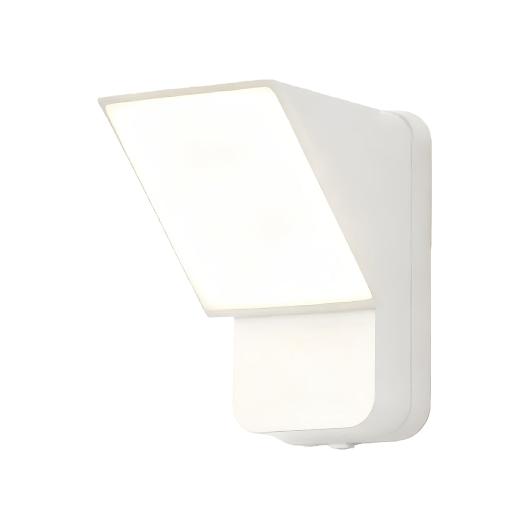Industrial Outdoor Wall Sconce with Die-Cast Aluminum Body and Warm LED Light