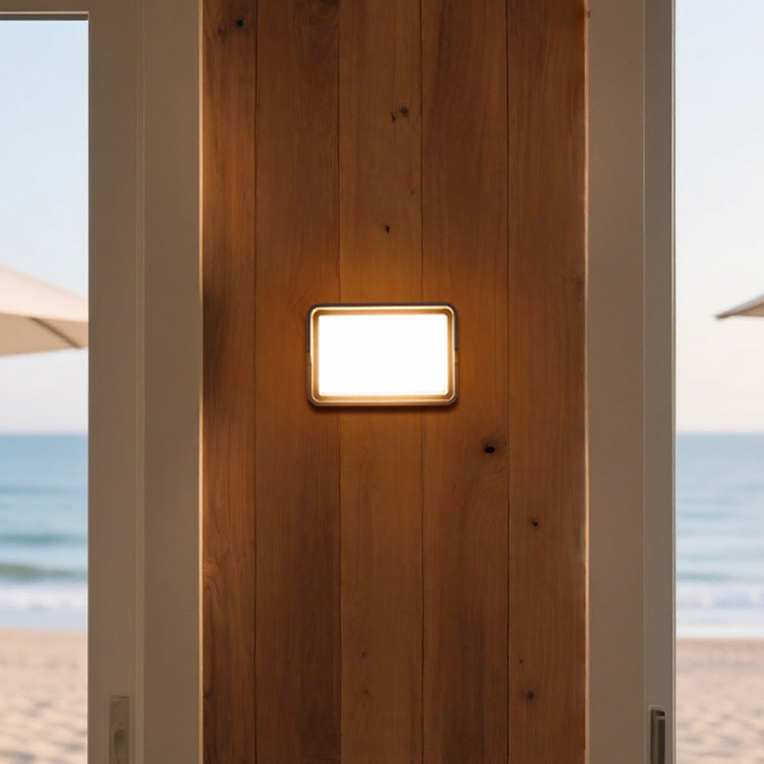 Minimalist Square LED Outdoor Wall Light, Waterproof Architectural Sconce