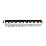 Linear Recessed LED Ceiling Spotlights, Modern Minimalist Architectural Lighting