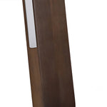 Japanese Wood & Aluminum LED Wall Sconce for Bedside and Hallway