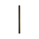 Modern Linear LED Outdoor Wall Light in Black