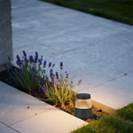 Modern Outdoor Bollard Landscape Light with Warm LED Glow